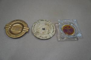 lot 53 image: 3 Vintage Ashtrays
