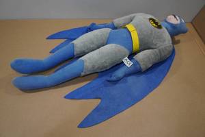 lot 67 image: Vintage Plush Batman Action Figure