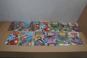 lot 78 image: 13 Vintage Justice League America Comic Books
