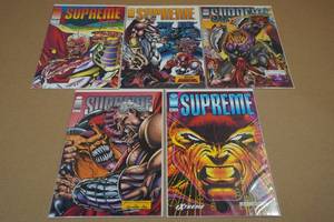 lot 88 image: 5 Vintage Supreme Comic Books
