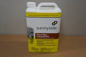 lot 110 image: 1 Gallon Sunnyside Pure Raw Linseed Oil