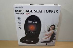 lot 134 image: Health Touch Massage Seat Topper with Heat