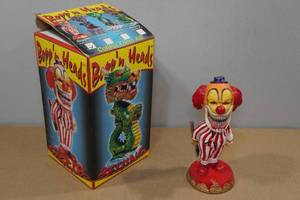 lot 148 image: BoppN Heads Giggles the Clown