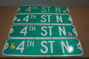 lot 153 image: 4 Street Signs