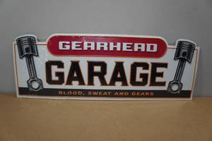 lot 166 image: Open Road Raised Metal Sign