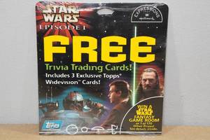 lot 173 image: Topps Star Wars Trivia Trading Cards