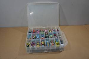 lot 190 image: Assorted Toy Cars in Case