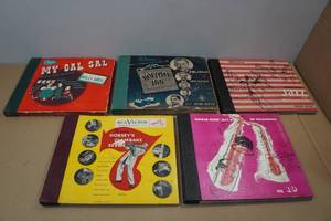 lot 205 image: Assorted 78 RPM Vinyl Record Albums