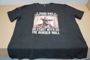 lot 210 image: Donald Trump Electric Border Wall Shirt - 2XL