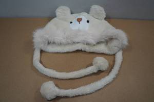 lot 213 image: Chenille Teddy Bear Winter Hat