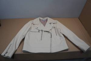 lot 225 image: Elizabeth and James Tan Leather Jacket - Womens Small