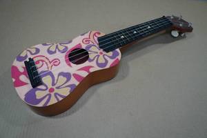 lot 234 image: Hawaii Ukulele with Flower Print