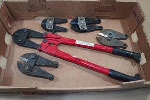 lot 262 image: Pittsburgh Bolt Cutter with Interchangeable Heads