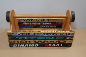 lot 292 image: Hockey Stick and Puck Tool Box
