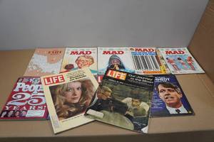 lot 299 image: Vintage Magazines and Books - Mad, Life