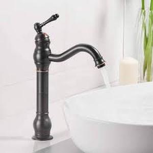 FLG Single Handle Single Hole Brass Bathroom Vessel Sink Faucet with Pop-Up Drain Kit Included in Oil Rubbed Bronze  Customer Returns See Pictures