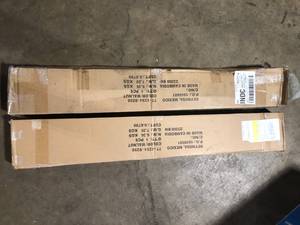 Lot of 2 inch  Cordless Readymade Faux Wood Blinds Customer Returns See Pictures