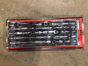 Husky 14 in., 38 in. and 12 in. Drive Accessory Set (19-Piece) Customer Returns See Pictures