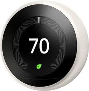 lot 42 image: Google Nest Learning Thermostat - Smart Wi-Fi Thermostat - White   Customer Returns See Pictures