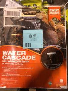 lot 7 image: TOTALPOND 14 in. LED Lighted Waterfall Spillway   Customer Returns See Pictures