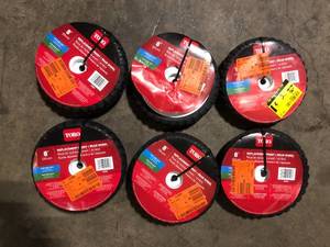 lot 9 image: Lot of 8 inch Toro Front and Rear Wheel  Customer Returns See Pictures
