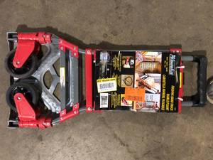lot 20 image: Milwaukee 150 lbs. Convertible Fold-Up Steel Hand Truck with One 60 in. Bungee Cord  Customer Returns See Pictures