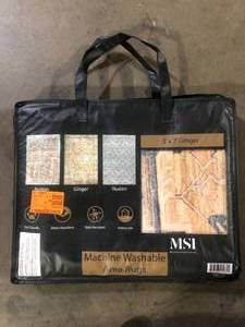 lot 34 image: MSI Machine Washable Area Rugs Set of 3   Customer Returns See Pictures