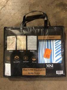 lot 35 image: MSI Machine Washable Area Rugs Set of 3   Customer Returns See Pictures