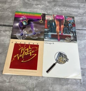 lot 7 image: Vinyl LP Lot - Scorpions38 SpecialChicago 16Danger High Voltage in Used Condition