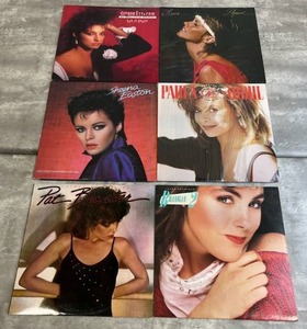 lot 15 image: Vinyl LP Lot - Olivia Newton JohnGloria EstefanPaula AbdulLaura BraniganPat BenatarSheena Easton in Used Conditon