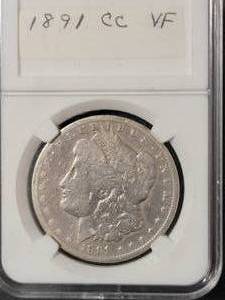 1891 Morgan Dollar CC Slab