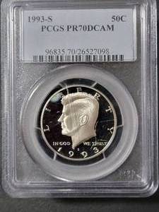 1993-S PR70  Kennedy 12 Dollar Mint Slab