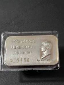 1 Oz Silver Slab Uncirculated Kennedy