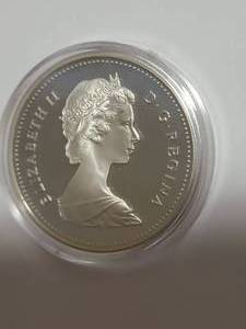 1982 Silver Dollar Regina Canada