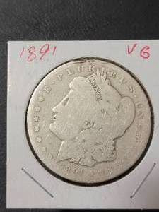 1891 Morgan Silver Dollar&nbsp