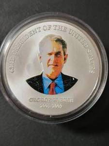 George W Bush Colorized Coin    Un...