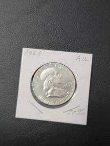 1963 Franklin 12 Dollar 90% Silver...