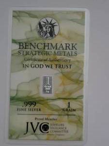 1 Grain Silver&nbsp
