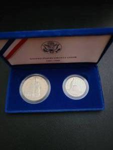 Silver Dollar and 12 Dollar Proof Set   ...