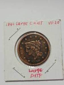 1840 Large Cent   Large Date