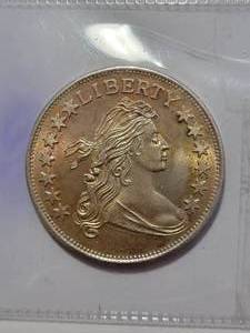 Silver Liberty Round Bust Dollar   ...