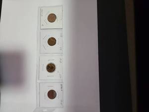 1927,1928,1929,1932   Wheat Pennies