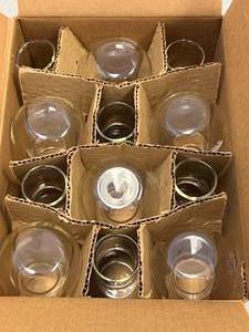 12 - PYREX 150ml Boiling Flasks, Wide Mouth