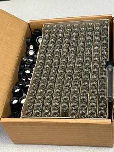 1 Gross, Automatic Machine Made Screw Cap Vials 2 Dram Long Style - 75x15mm Mercer Glass