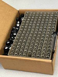 1 Gross, Automatic Machine Made Screw Cap Vials 2 Dram Long Style - 75x15mm Mercer Glass