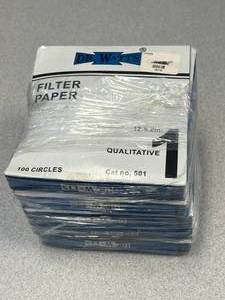 500 Circles 12.5cm Filter Paper Dr. Watts