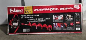 lot 33 image: Eskimo Mako M43 Ice Auger with 43cc Viper Engine