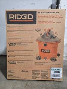 lot 35 image: RIDGID 16 Gallon WetDry Vacuum Cleaner HD1640 - 5.0 Peak HP