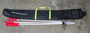 lot 65 image: Net World Sports Portable Sports Poles with Carry Bag