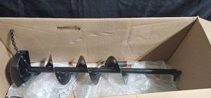 lot 19 image: Glacier Bay Fishing Rod Locker and Clam Ice Fishing Auger Conversion Kit